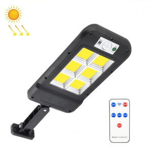 Applique murale solaire extérieure étanche à induction de corps humain éclairage de jardin réverbère domestique 6 x 25COB avec télécommande SH70101766-20