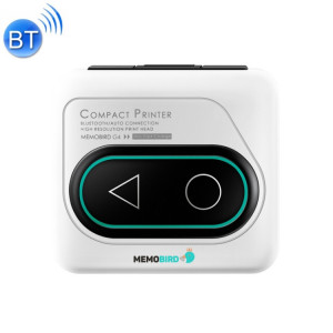 Memobird G4 Handheld Home Student Search Question Graffiti Notes Imprimante thermique portable Bluetooth (blanc classique) SH401C425-20