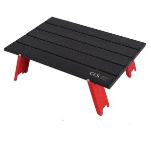 CLS Outdoor Mini Table pliante Table de tente de camping Table basse portable de camping (rouge) SH601A745-20