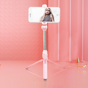 Support de téléphone portable en direct pour trépied Bluetooth XT10 Selfie Stick (rose) SH801C261-20