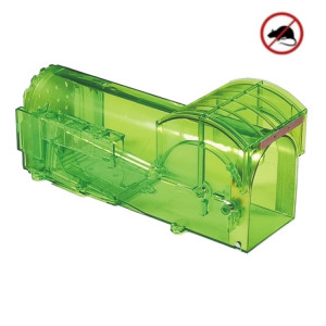 Cage de souricière en plastique à cage courte pour attraper des souris vivantes (vert) SH601B497-20