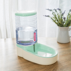 Bol d'alimentation pour abreuvoir pour chat et chien Hipidog Pet Seau de stockage de céréales combiné (fontaine à boire (vert)) SH701B663-20