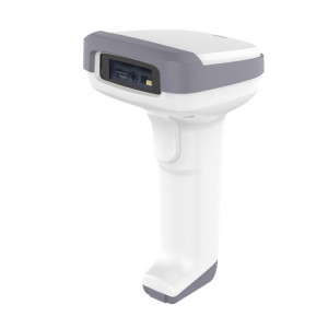 Deli 14952 Pistolet à balayage unidimensionnel de code QR pour caissier de supermarché, modèle: fil blanc SD0202871-20