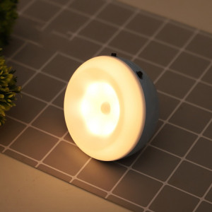 XYD-1001 Induction intelligente du corps humain + capteur de lumière LED veilleuse lampe de bureau couloir applique (lumière bleue + jaune) SH101B1963-20
