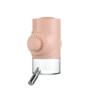 Abreuvoir à boules pour animaux de compagnie Abreuvoir pour chien suspendu Cage suspendue Tasse d'eau pour animaux de compagnie 500ML (poudre de cerise) SH101C675-20