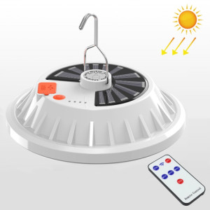 V61 Solar + RC 60 LED 12 LEDS UFO Lumière rechargeable Lumière de secours ménagère Camping de plein air Camping Night Market Stalle Light SH2105402-20