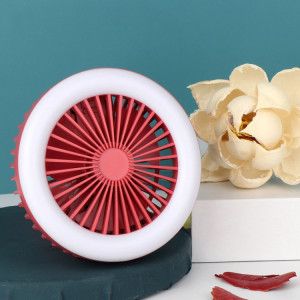 6355 Mini veilleuse avec ventilateur pliant (rouge) SH601B1415-20