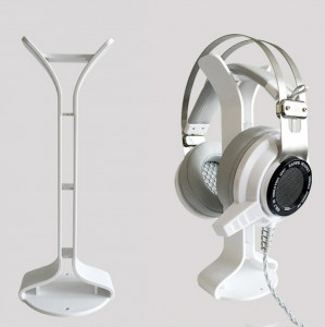2 PCS Support de casque universel présentoir Internet Cafe Cintre de casque d'ordinateur (blanc) SH101A303-20