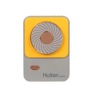 SHC-S03 USB Desktop Sports de plein air sans feuilles Ventilateur portatif suspendu paresseux, couleur: jaune SH71031504-20