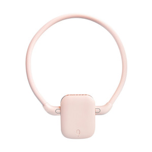 Ventilateur de cou suspendu sport portatif USB G1 (rose) SH001B1689-20