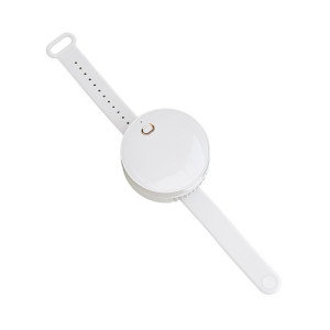 G3 Portable Outdoor Kids USB Mini Miroir Ventilateur de montre sans feuilles (blanc) SH601A1867-20