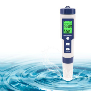 EZ-9909 PH / Salinité / Température / TDS / EC 5-en-1 Test Pen Détecteur multifonctionnel de qualité de l'eau SH7445633-20
