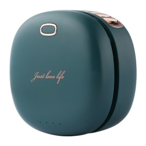 Mini ventilateur portatif rechargeable par usb de petit ventilateur de cou suspendu paresseux (vert vintage) SH701A1585-20