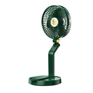 FF-996 ventilateur de lampe de table pliante de bureau dortoir étudiant ventilateur de bureau USB muet (version améliorée-vert) SH201A1937-20