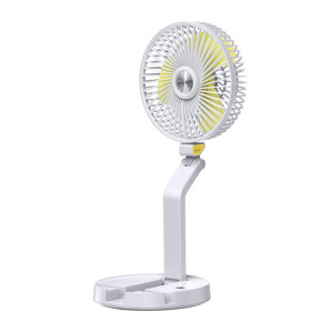 FF-996 Ventilateur de lampe de table pliante de bureau Dortoir d'étudiants Ventilateur muet USB de bureau (Version améliorée-Blanc) SH201C1743-20