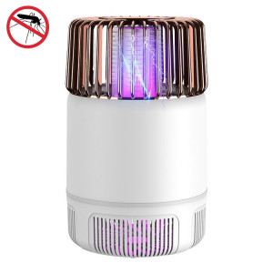 Photocatalyseur USB Mosquito Killer Choc électrique deux en un Mosquito Killer Or blanc (choc électrique + aspiration) SH640169-20