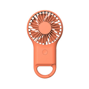 Handheld Pocket Mini Small Fan Portable Charging Outdoor USB Fan With 7 Color Light(Orange) SH301C28-20