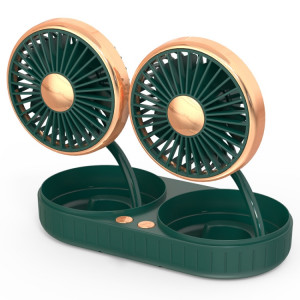 F303 Ventilateur USB USB 12 / 24V Shake Teak Shake Tead (Double tête Gold) SH701A28-20