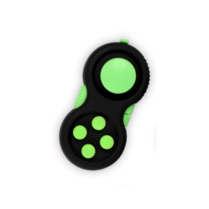 3 pcs décompression poignée jouets nouveauté doigt poignée de sport jouet, couleur: noir vert (avec coryard de boîte de couleur) SH75041132-20