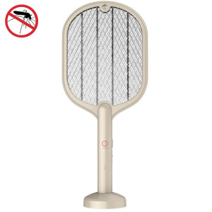 Sweet Home Dual-Use Mosquito Swatter Mosquito Killer Fly Swatte (Beige) SH001A522-20