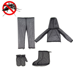 Camping Aventure Anti-Mosquito Costume Été Pêche Vêtements de maille respirante, Spécifications: Quatre pièces (S / m) SH305A1480-20