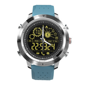 NX02 Sport Smartwatch IP67 Support étanche Tracker Calories Podomètre Smartwatch Chronomètre Rappel SMS (bleu) SH601B1042-20