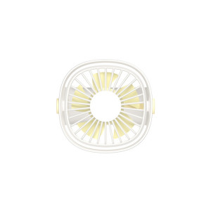 Bureau de poche Student en plein air Mute USB Mini Fan (blanc) SH301A872-20