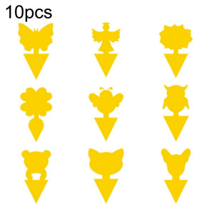 10 pièces panneau jaune Double face panneau d'insecte collant piège à insectes panneau d'insecte collant physique hétérogène, livraison de Style aléatoire SH8919314-20