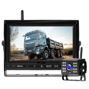 7 pouces Numérique sans fil Inverser Image 1080P Vidéo Système de surveillance de camion Système de conduite Simple Road + 1 nuit caméra vidéo SH1401476-20