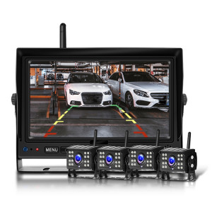 7 pouces Numérique Wireless Inverser Image 1080P Système vidéo Système de surveillance du camion de camion 4 Division + 4 Nuit Caméra vidéo SH14031873-20