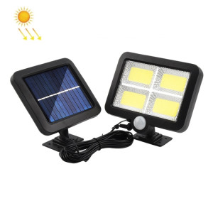 TY06704 128 Lampe murale séparée Solar Solaire COB Cour extérieure Lumière d'induction du corps humain imperméable SH8302973-20