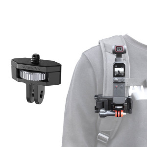 Adaptateur réglable en métal sunnylife 1/4 pouce pour poche DJI 2 / FIMI Palm 2 / Insta360 Un X-2 (gris foncé) SS001A587-20