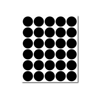50 Ensembles Sticker de bouteille de rangement amovible imperméable PVC Sticker Blackboard Easy-to-Effacement 30pcs / Set 210x250mm SH1607503-20