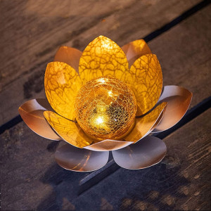 Lotus Solar Courtyard Lampe de décoration de jardin en plein air SH9962270-20