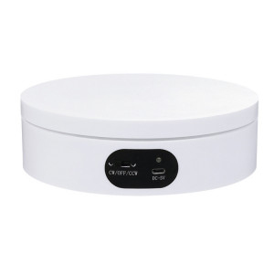 ND120 USB Table d'affichage panoramique fabriqué à la main Table tournante (blanc) SH901A802-20