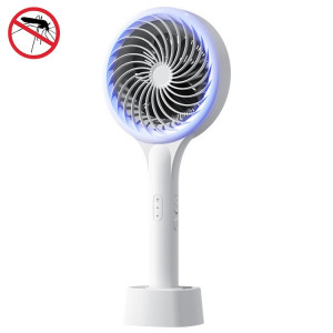 Swatter Mosquito domestique et lampe de moustique Type d'inhalation de l'inhalation Mosquito extérieure, Couleur: Mosquito Swatter Blanc SH08041300-20