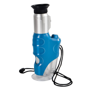 C2122 20x-60x Enfants Microscope Handheld Microscope Scientifique Jouet Adventure en plein air Aides à la vapeur SH0625139-20