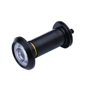 2 PCS Sécurité Porte Cat Eye HD Verre Lentille de 200 degrés Eye de porte de l'hôtel anti-angle grand angle, Spécifications: 16mm Noir SH76011050-20