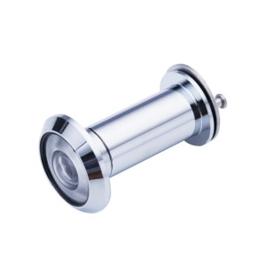 2 PCS Sécurité Porte Cat Eye HD Lentille de verre à 200 degrés Eye de porte de l'hôtel Anti-minuscule grand angle, Spécifications: 16mm Argent SH7602368-20