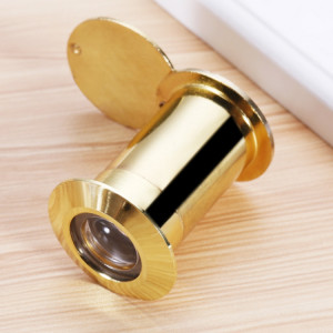 2 PCS Sécurité Porte Cat Eye HD Verre Lentille de 200 degrés Eye de porte de l'hôtel Anti-minuscule à angle grand angle, Spécifications: 26mm Gold SH7607560-20