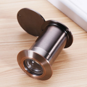 2 PCS Sécurité Porte Cat Eye HD Verre Lentille de 200 degrés Eye d'hotel anti-angle grand angle, Spécifications: 26mm Bronze rouge SH7608669-20