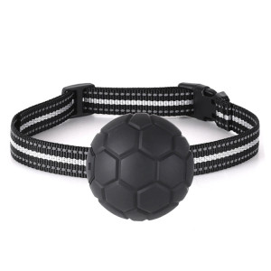 Bouchon d'écorce de chien Vibration Vibration Anti-Barking Collier électrique Collier EU Fiche (Noir) SH401A1404-20