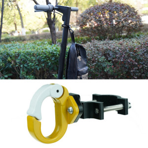 2 pcs pour Ninebot Max G30 Accessoires de scooters en alliage d'aluminium Crochet de tige de crochet, Spécifications: Crochet unique (jaune) SH09031237-20