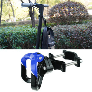 2 pcs pour Ninebot Max G30 Accessoires de scooters en alliage d'aluminium Crochet de tige de crochet en alliage d'aluminium, Spécifications: double crochet (noir bleu) SH09101638-20