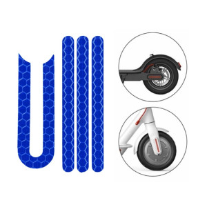 5 PCS Scooter Stickers Reflective Cursor Scooter Mudguard Reflective Sticker For Xiaomi Mijia M365 / M365 Pro (Blue) SH1803361-20