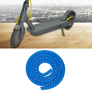 4 PCS Scooter Harnais Line Change de tuyau de tuyau de conduite de tuyau d'enroulement de tuyau de tuyau pour Xiaomi Mijia M365, Longueur du câble: 1M (bleu) SH401A658-20