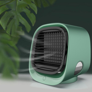 Ventilateur de refroidissement de bureau Bureau portable USB Ventilateur de climatisation à froid, Couleur: M201 Molan Vert SH5903872-20