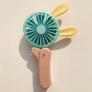 Ventilateur de poche de poche Portable portable de la couleur de la cordon pliable de la lapin mignon de la lapin. Style 2) SH501B869-20