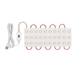 10 en 1 LED miroir de la lampe frontale USB Capteur infrarouge de maquillage de maquillage SH29031125-20