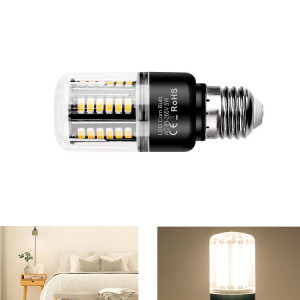 2 pcs 5W 5736 LED de maïs lumière constante de la largeur de courant de courant haute pression ampoule lumineuse (E27 blanc chaud) SH602B886-20